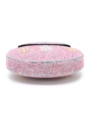 Mosaic Metal Floral Beaded Clutch