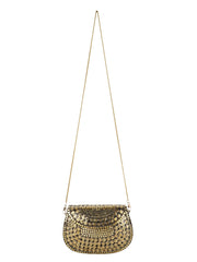 Mosaic Mosaic Embellished Metal Clutch