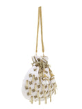Dangle Embellished Velvet Potli