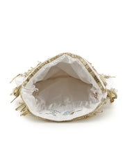 Dangle Embellished Velvet Potli