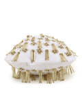 Dangle Embellished Velvet Potli