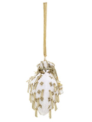 Dangle Embellished Velvet Potli