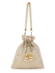 Dangle Faux Silk Sequined Potli