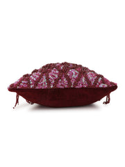 Dangle Abstract Embellished Velvet Potli