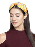 Floral Embellished Faux Silk Hair Band