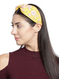 Floral Embellished Faux Silk Hair Band