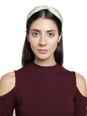 Floral Embellished Faux Silk Hair Band