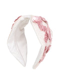 Art Silk Floral Sequinned Hairband