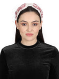 Art Silk Floral Sequinned Hairband