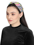 Velvet Floral Beaded Hairband