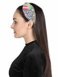 Velvet Floral Beaded Hairband