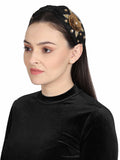 Art Silk Floral Sequinned Hairband