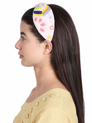 Velvet Floral Beaded Hairband