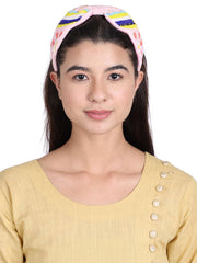 Velvet Floral Beaded Hairband