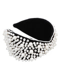 Velvet Pearl Beaded Hairband