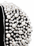 Velvet Pearl Beaded Hairband