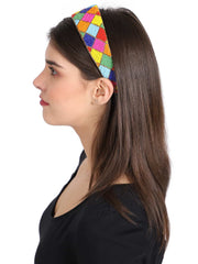 Faux Silk Beaded Hairband