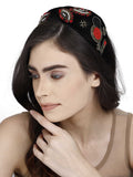 Quirky Velvet Gold Hair Band