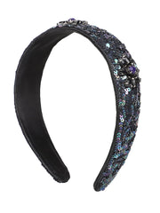Faux Silk Sequinned Hairband