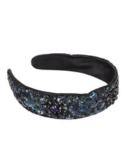 Faux Silk Sequinned Hairband