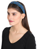 Faux Silk Beaded Hairband