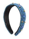 Faux Silk Beaded Hairband