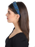 Faux Silk Beaded Hairband