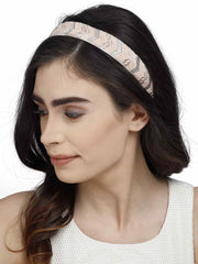 Chevron Velvet Hair Band
