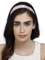 Chevron Velvet Hair Band