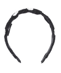 Beaded Faux Silk Hair Band