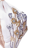 Floral Embellished Satin Hair Band