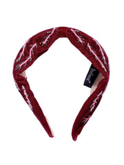 Botanical Embellished Velvet Hair Band