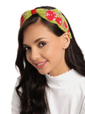 Floral Embellished Velvet Hair Band