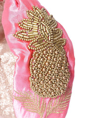Tropical Embellished Satin Hair Band