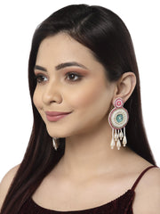 Eardrop Shaped Handcrafted Drop Earrings