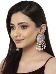 Eardrop Shaped Handcrafted Drop Earrings