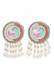 Eardrop Shaped Handcrafted Drop Earrings