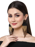 Outre Dome Shaped Handcrafted Drop Earrings
