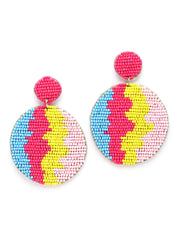 Motley Circular Handcrafted Chandbalis