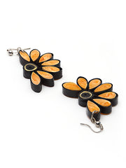 Floral Paper Quilling Necklace & Earrings