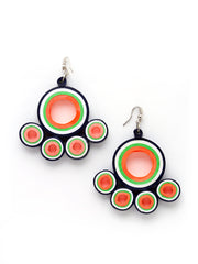 Handcrafted Paper Quilling Necklace & Earrings