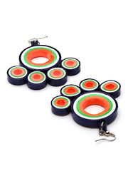 Handcrafted Paper Quilling Necklace & Earrings