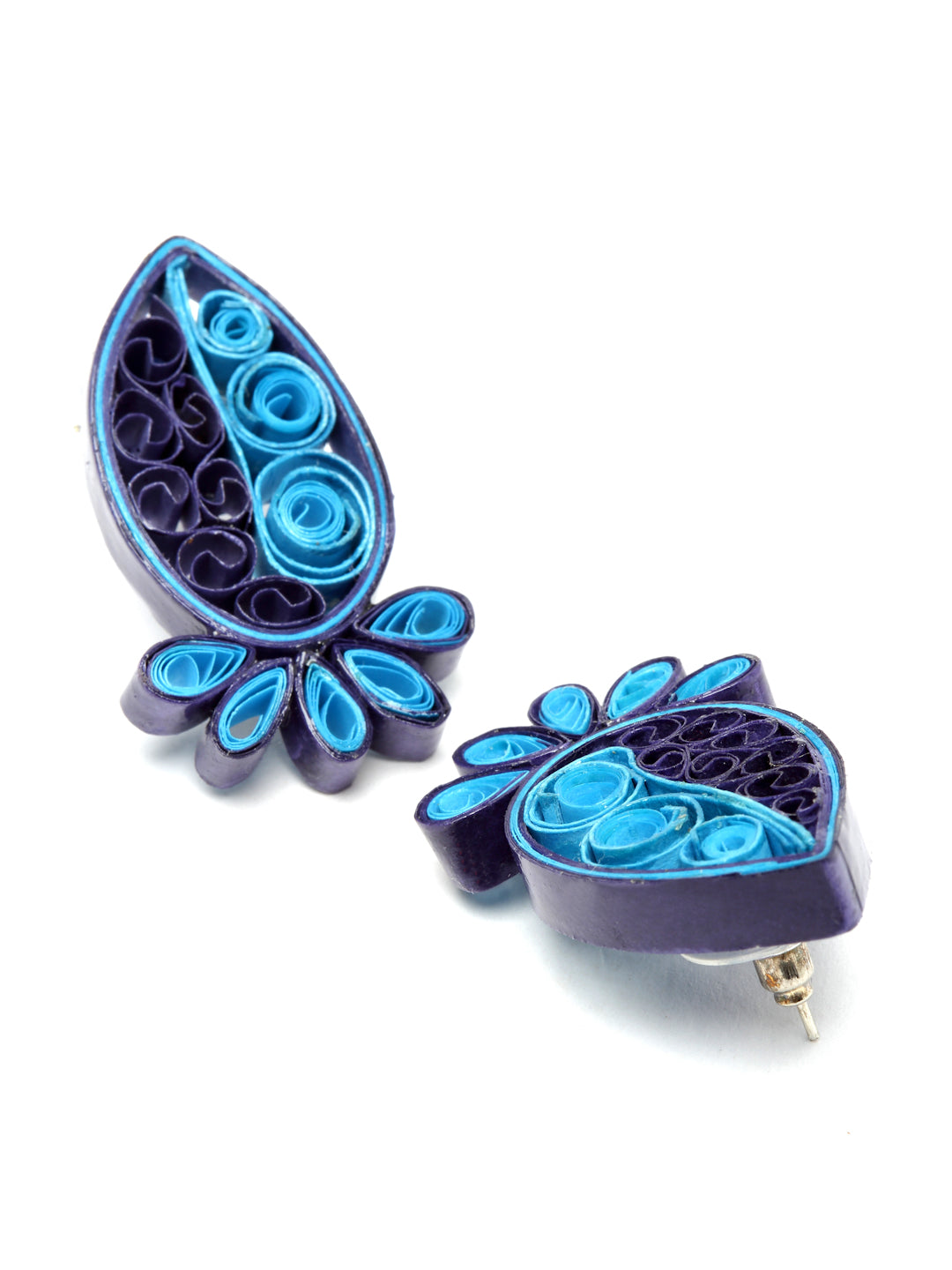 Shimmery Butterfly Earrings Set