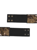 Embellished Canvas Wide Belt