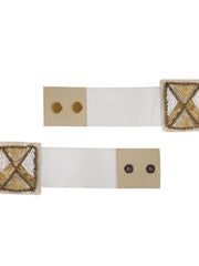 Embellished Synthetic Wide Belt