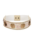 Embellished Synthetic Wide Belt