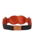 Embellished Synthetic Wide Belt