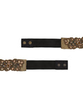 Bead Work Floral Polycanvas Handmade Belt
