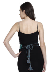 Embellished Floral Cotton Handmade Belt