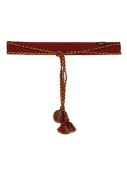 Bead Work Geometric Cotton Handmade Belt